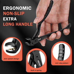 BEZOX anti-slip textured handle improves control during trimming