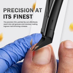 BEZOX stainless steel toenail clippers designed to cut thick nails cleanly.