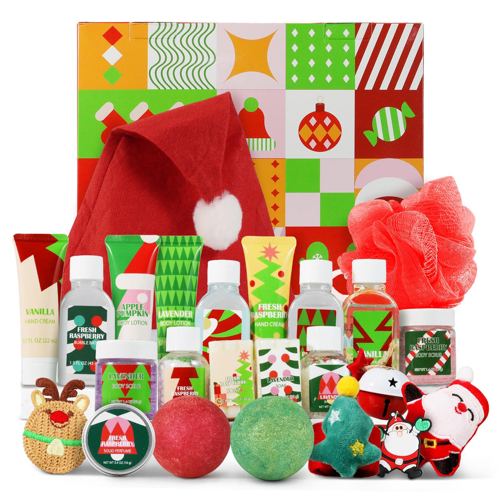 BFFLOVE Advent calendar gift box with festive skincare treasures for daily pampering.