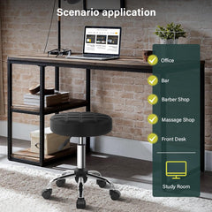 BFTOU height-adjustable stool spans 18.9–24.8 inches to fit multiple users.