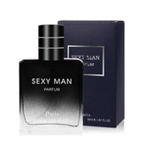 Biaoyun Charm Fragrance bottle front shows sleek black bottle for confident evenings.