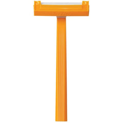 BIC single blade sensitive skin shaver travel-friendly design fits in bags for on-the-go grooming.