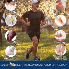 Bicotand CapsaCare menthol glow shows cooling sensation for momentary relief.