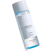 Bifesta Eye & Lip Micellar Remover bottle closeup shows gentle daily cleansing for eyes and lips.