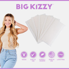 Big Kizzy Pro Hold: agarre firme y flexible para extensiones de cabello.