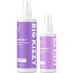 Big Kizzy Remover 1 8oz bottle enables quick non-damaging tape-in removal