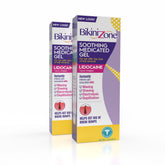Bikini Zone medicated gel bottle for quick post-shave relief.
