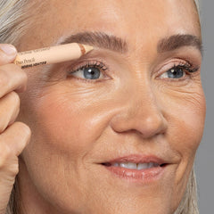Billion Dollar Brows Duo Brow Pencil being applied to shape the brow.