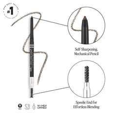 Billion Dollar Brows waterproof formula keeps brows defined through sweat or rain