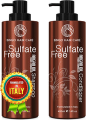BINGO HAIR CARE Moroccan argan oil shampoo bottle — smooth, hydrated hair