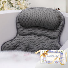 Binobella bath pillow head support for a relaxed soak and neck comfort