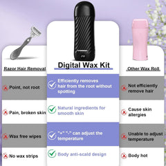 Binzls non-woven strips deliver clean, precise waxing for large areas.
