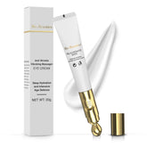 Bio Beauties electric massage eye cream closeup depuffing under-eye care