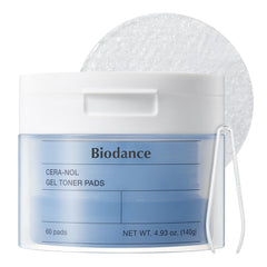 BIODANCE front packaging of gel toner pads showing product clarity and convenience