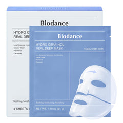 BIODANCE front packaging showing mask set and benefits