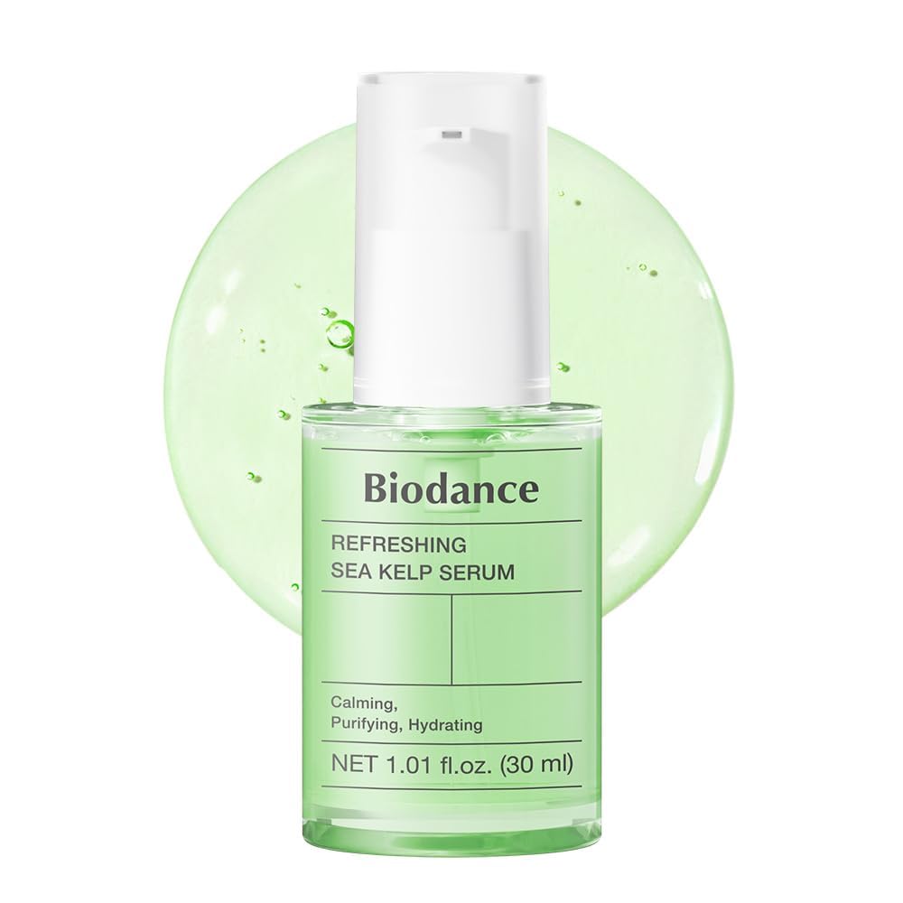 BIODANCE front packaging showing bottle and box, conveys calming oil-control benefits