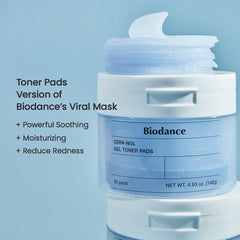 BIODANCE close-up of gel pad texture showing soft, hydrating gel for application