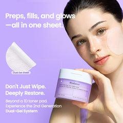 BIODANCE detailed shot of textured side removing impurities, gentle exfoliation benefit