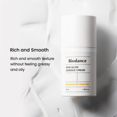 BIODANCE 50ml jar beside coin for scale to show compact travel-friendly size