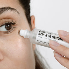 BIOEFFECT EGF Eye Serum wrinkle-fighting formula firms and smooths the delicate eye area.