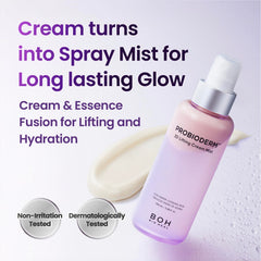 BIOHEAL BOH Probioderm 3D Lifting Cream Mist spray closeup for quick refresh.