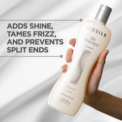 BioSilk label with botanical extracts suggests nourishing ingredients.