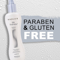 BioSilk Thermal Shield protection-formula highlights heat shield benefits during curling and flat-irons