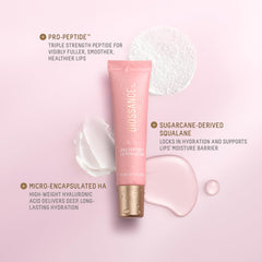 Biossance Lip Perfector vanilla scent enhancing daily lip care ritual