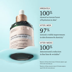 BIOSSANCE Rapid Plumping Complex texture highlights visible skin plump.