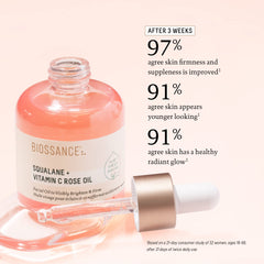 BIOSSANCE Chios Crystal Oil highlight—firmer-looking, revitalized skin.