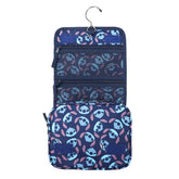 Bioworld Disney Stitch heads all-over print on kit, vibrant travel companion for easy spotting.