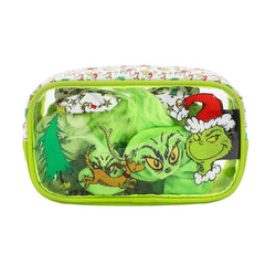 Bioworld Grinch scrunchie with Grinch face for playful color