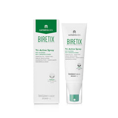 Biretix Tri-Active Spray bottle, quick-absorbing mist for breakout-prone skin.