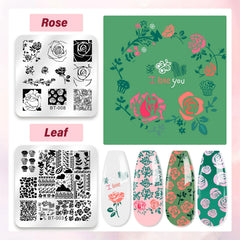 Biutee Nail Stamping Plates 304 stainless steel for durable templates.