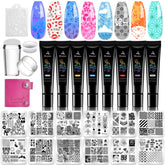 Biutee Nail Stamping Plates Animal Flower Patterns for crisp, repeatable designs.