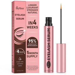 BIYSBER lash serum bottle closeup showing premium lash growth formula