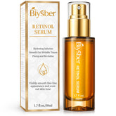 BIYSBER retinol collagen serum bottle front shows anti-aging care for smoother skin.