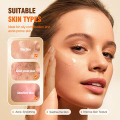 BIYSBER skin texture close-up reveals refined pores and even complexion.