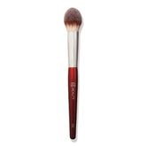 BK BEAUTY 110 large concealer brush closeup showing dense tapered bristles for swift under-eye blending.