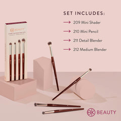 BK BEAUTY 211 detail blender for seamless blending and crease definition.