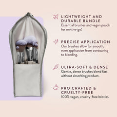 BK Beauty foundation brush A101 with soft fibers for precise coverage