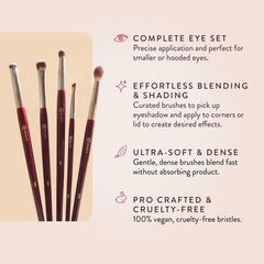 BK Beauty 204 Smudge It Brush smooths lines for smoky lash-line effects.
