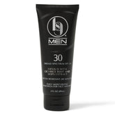 Black Girl Sunscreen Men's SPF 30 packaging front, clear daily sun protection for melanin-rich skin