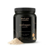 Black Girl Vitamins front label showing product name and clean design benefits