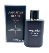 Black Men's Cologne bottle front showcases a sleek design for everyday confidence