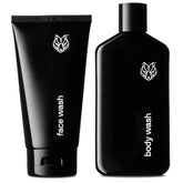 Black Wolf Charcoal Face Wash bottle offering a deep cleanse for oily skin.