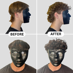 BlackMask texture powder scatter enhances thickness and definition without heaviness.