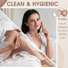 BLIBEE Nile Blue replacement heads highlight two colors for hygiene and versatility.