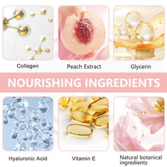 BliBling peach extract formula nourishes skin with light aroma
