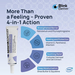 BlinkBetter BetterLids oat extract and colloidal oatmeal ingredients close-up